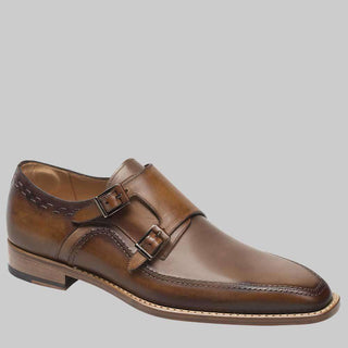 Mezlan Magno Mens Luxury Shoes Brown Multi Italian Calfskin Loafers 8234-1 (MZ2334)-AmbrogioShoes