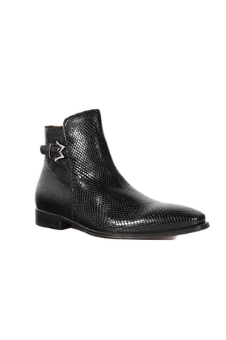 Mezlan Maharaja 20598 Snake-Skin Buckle Boots (MZ3621)