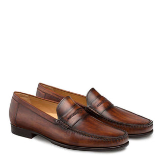 Mezlan Malaga Men's Shoes Brown Mocassin Loafers 7256 (MZ3017)-AmbrogioShoes