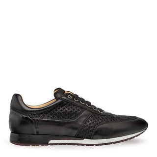Mezlan Maxim Men's Shoes Black Suede / Calf-Skin Leather Sneakers 9463 (MZ3123)-AmbrogioShoes