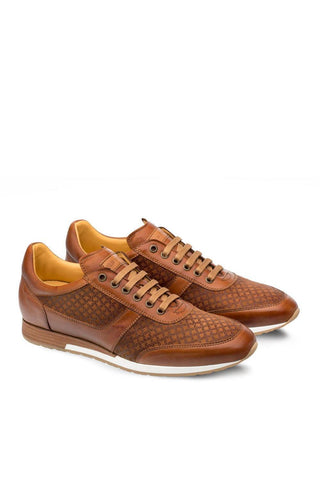 Mezlan Maxim Men's Designer Shoes Suede / Leather Sneakers (MZ3123)