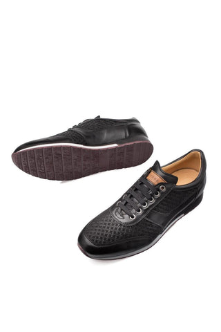Mezlan Maxim Men's Designer Shoes Suede / Leather Sneakers (MZ3123)