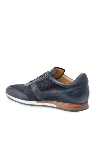 Mezlan Maxim Men's Designer Shoes Suede / Leather Sneakers (MZ3123)