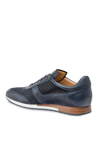 Mezlan Maxim Men's Designer Shoes Suede / Leather Sneakers (MZ3123)