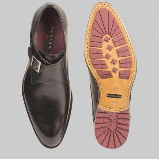Mezlan Men's Atri Black Monk Strap Calfskin Loafers (MZW1069)-AmbrogioShoes