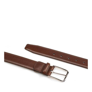 Mezlan Men's Belt Brown Calf-Skin Leather AO11114 (MZB1155)-AmbrogioShoes