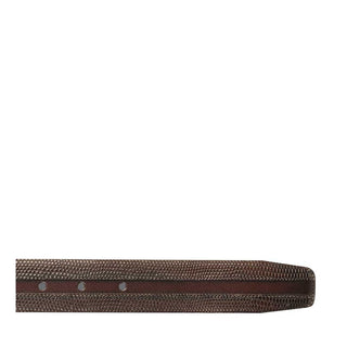 Mezlan Men's Belts Cognac Lizard AO10495 (MZB1196)-AmbrogioShoes