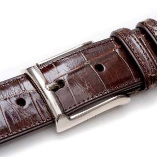 Mezlan Men's Belts Sport Exotic Alligator AO7907 (MZB1084)-AmbrogioShoes