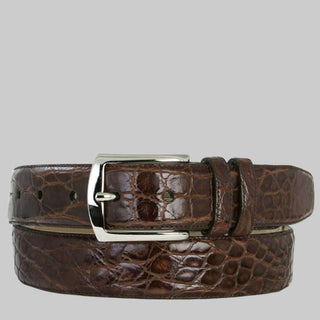 Mezlan Mens Belts Sport Exotic Crocodile AO7367 (MZB1073)-AmbrogioShoes