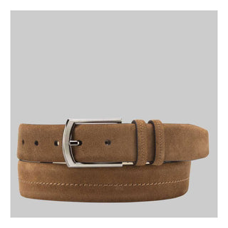 Mezlan Mens Belts Tan English Suede AO10831 (MZB1056)-AmbrogioShoes