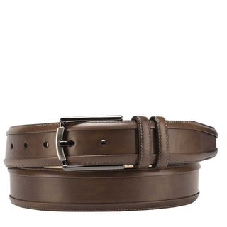 Mezlan Men's Belts Taupe European Calfskin AO10835 (MZB1063)-AmbrogioShoes