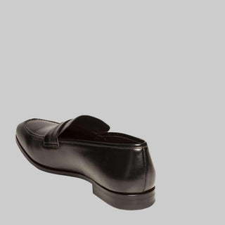 Mezlan Men's Bradley II Black Hand Antiqued Italian Calfskin Loafers (MZ2065)-AmbrogioShoes
