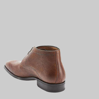 Mezlan Men's Cabra Cognac Burnished & Embossed European Calfskin Boots (MZ2070)-AmbrogioShoes