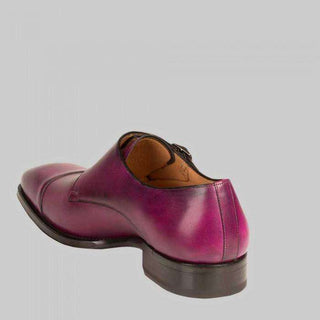 Mezlan Men's Cajal Purple Double Monk Strap Calfskin Loafers 6658(MZS1001)-AmbrogioShoes