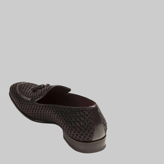 Mezlan Men's Carol Black Embossed Suede Loafers (MZ2086)-AmbrogioShoes