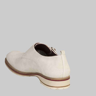 Mezlan Men's Davy White Double Monk Strap Loafers(MZ1034)-AmbrogioShoes