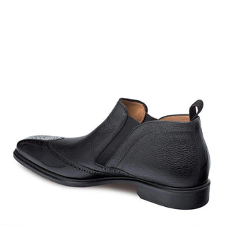 Mezlan Men's Shoes Black Bexley Calf-skin and Deer Skin Boots 9226 (MZ3000)-AmbrogioShoes