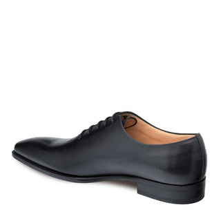 Mezlan Men's Shoes Black Pamplona Leather Oxfords 9201 (MZ3001)-AmbrogioShoes