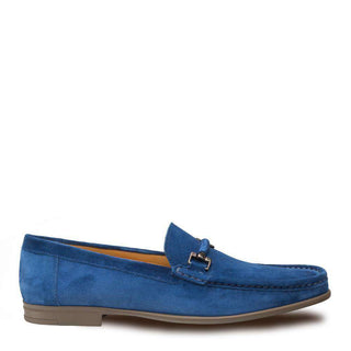 Mezlan Men's Landa Blue Suede Classic Venetian Moccasin Loafers 7240 (MZ2842)-AmbrogioShoes