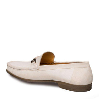 Mezlan Men's Landa Bone Suede Classic Venetian Moccasin Loafers 7240 (MZ2843)-AmbrogioShoes