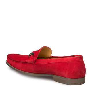 Mezlan Men's Landa Red Suede Classic Venetian Moccasin Loafers 7240 (MZ2845)-AmbrogioShoes