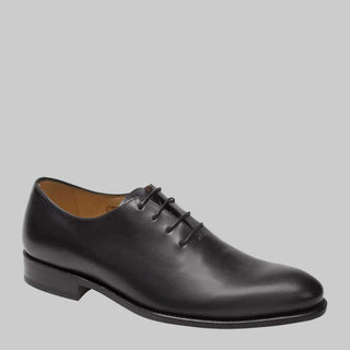 Mezlan Mens Luxury Shoes Black Burnished Calfskin Oxfords G107 (MZ2287)-AmbrogioShoes