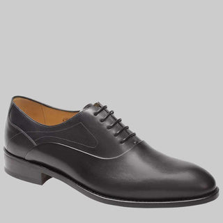 Mezlan Mens Luxury Shoes Black Burnished Calfskin Oxfords G138 (MZ2289)-AmbrogioShoes