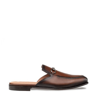 Mezlan Men's Shoes Mocha Calf-Skin Leather Horsebit Mules (MZ3751)-AmbrogioShoes
