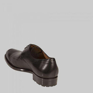 Mezlan Men's Tudela Black Textured Calfskin Oxfords (MZW1039)-AmbrogioShoes
