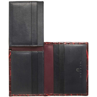 Mezlan Mens Wallets Black & Red Alligator LG02-J (MZA1003)-AmbrogioShoes