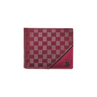 Mezlan Mens Wallets Burgundy European Calfskin LG06 (MZA1015)-AmbrogioShoes