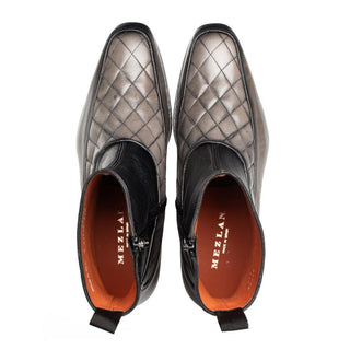 Mezlan Musico 21239 Men's Shoes Calf-Skin Leather Zipper Boots (MZ3763)-AmbrogioShoes