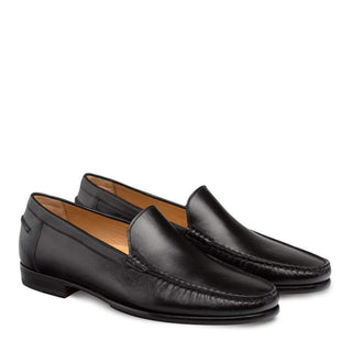 Mezlan Napoles Men's Shoes Black Mocassin Loafers 7257 (MZ3016)-AmbrogioShoes