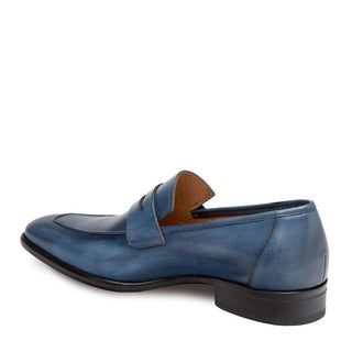 Mezlan Newport Men's Shoes Blue Loafers 9052 (MZ3013)-AmbrogioShoes