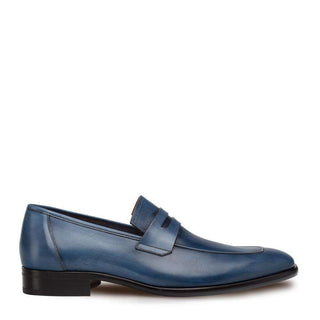 Mezlan Newport Men's Shoes Blue Loafers 9052 (MZ3013)-AmbrogioShoes