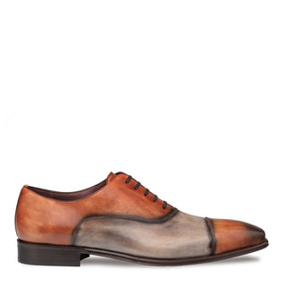 Mezlan Nobel 21276 Men's Shoes Two-Tone Calf-Skin Leather Lace-Up Oxfords (MZ3779)-AmbrogioShoes