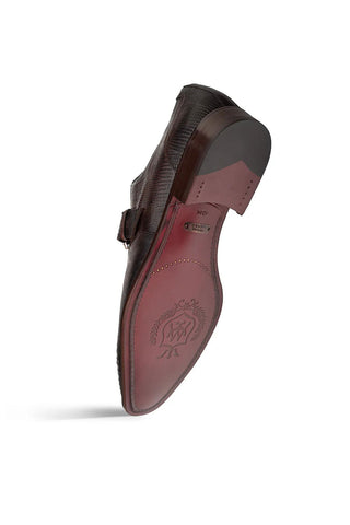 Mezlan Omero Lizard Single Monk-Strap