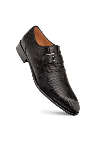 Mezlan Omero Lizard Single Monk-Strap