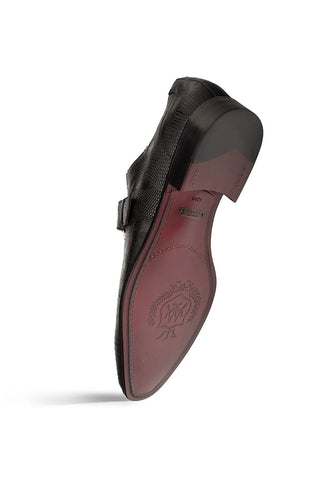 Mezlan Omero Lizard Single Monk-Strap