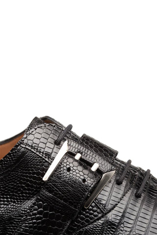 Mezlan Omero Lizard Single Monk-Strap