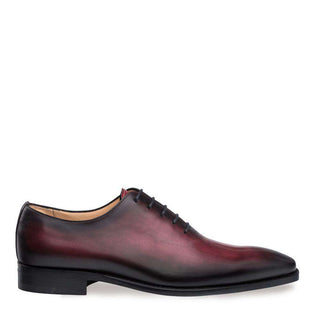 Mezlan Pamplona Men's Shoes Burgundy Leather Oxfords (MZ3002)-AmbrogioShoes