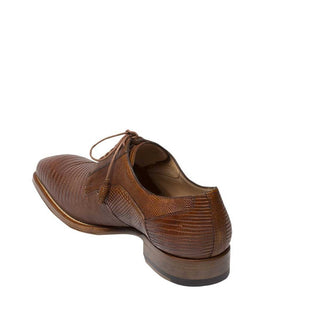 Mezlan Pegaso Mens Luxury Designer Shoes Honey Lizard Oxfords 4316-L (MZ2342)-AmbrogioShoes
