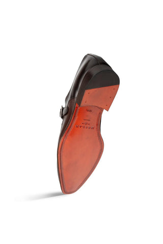 Mezlan Pego Deer & Leather Single Monk Strap-AmbrogioShoes