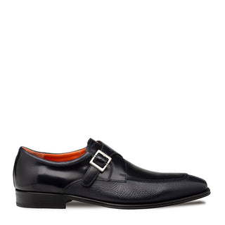 Mezlan Pego Deer & Leather Single Monk Strap-AmbrogioShoes