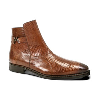 Mezlan Peninsula 4963-L Men's Shoes Exotic Lizard-Skin Ankle Boots (MZ3689)-AmbrogioShoes
