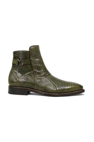 Mezlan Peninsula Lizard Ankle Boots-AmbrogioShoes