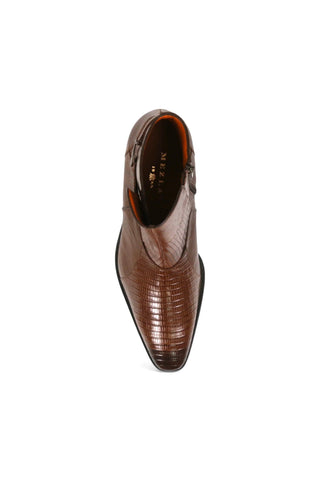 Mezlan Peninsula Lizard Ankle Boots