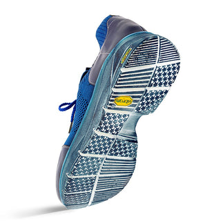 Mezlan Piedra Men's Shoes Blue Fabric / Calf-Skin Leather Sneakers (MZ3749)-AmbrogioShoes