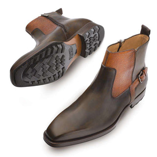 Mezlan Pitt Men's Tabacco & Tan Leather Boots 8459(MZ2659)-AmbrogioShoes
