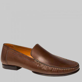 Mezlan Polanco Mens Luxury Shoes Tan Calfskin Moccasins (MZW2884)-AmbrogioShoes